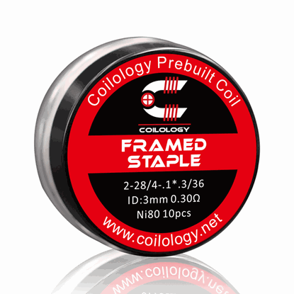 Picture of Coilology Framed Staple Prebuilt Coil Ni80 0.27ohm 10pcs