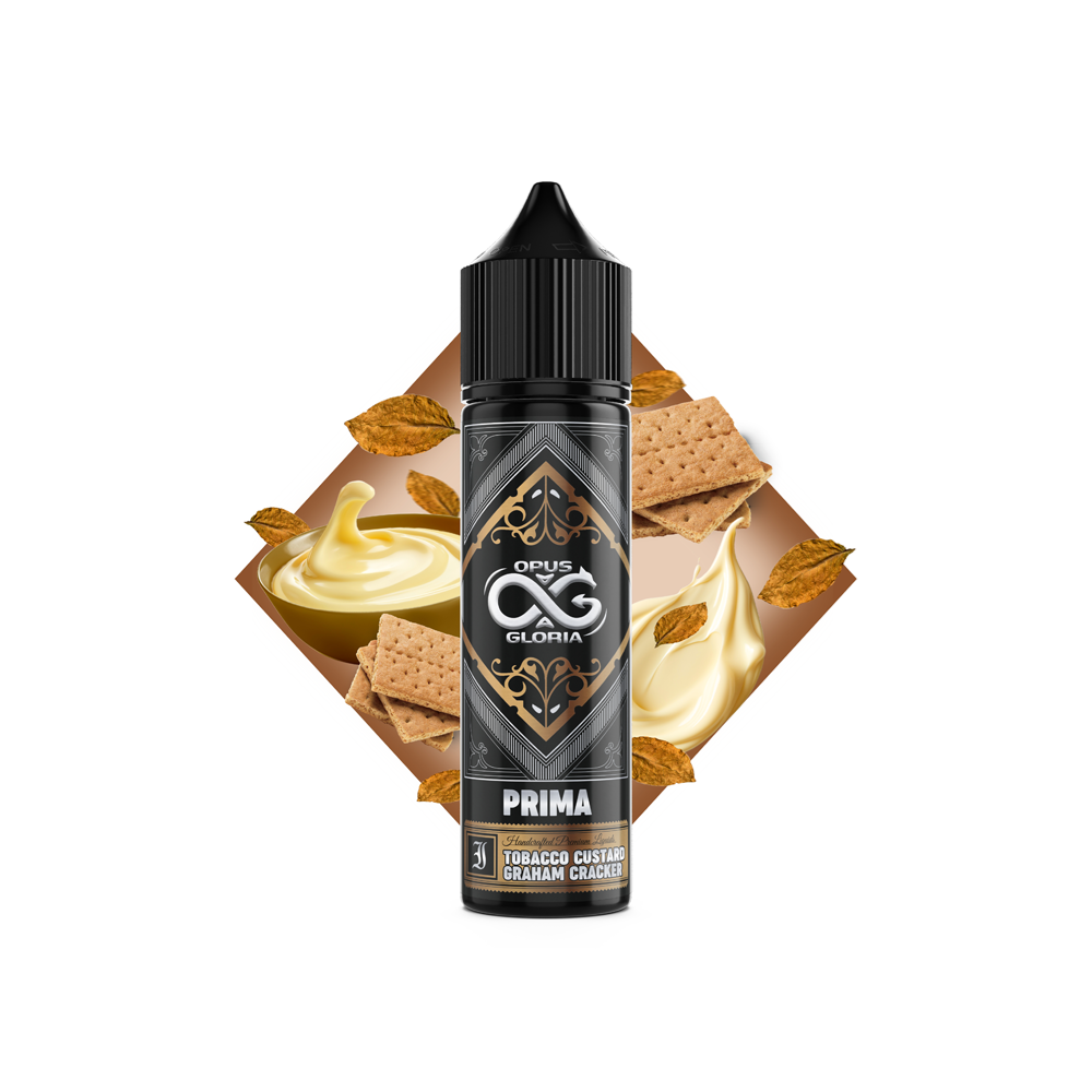 Picture of Prima Tobacco Custard Graham Cracker 12ml/60ml