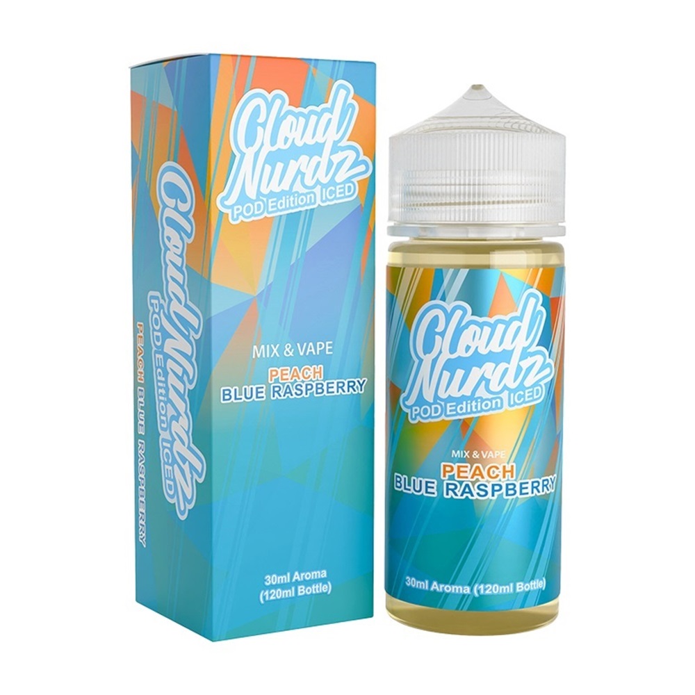 Picture of Cloud Nurdz Peach Blue Raspberry Pod Edition Iced 30ml/120ml