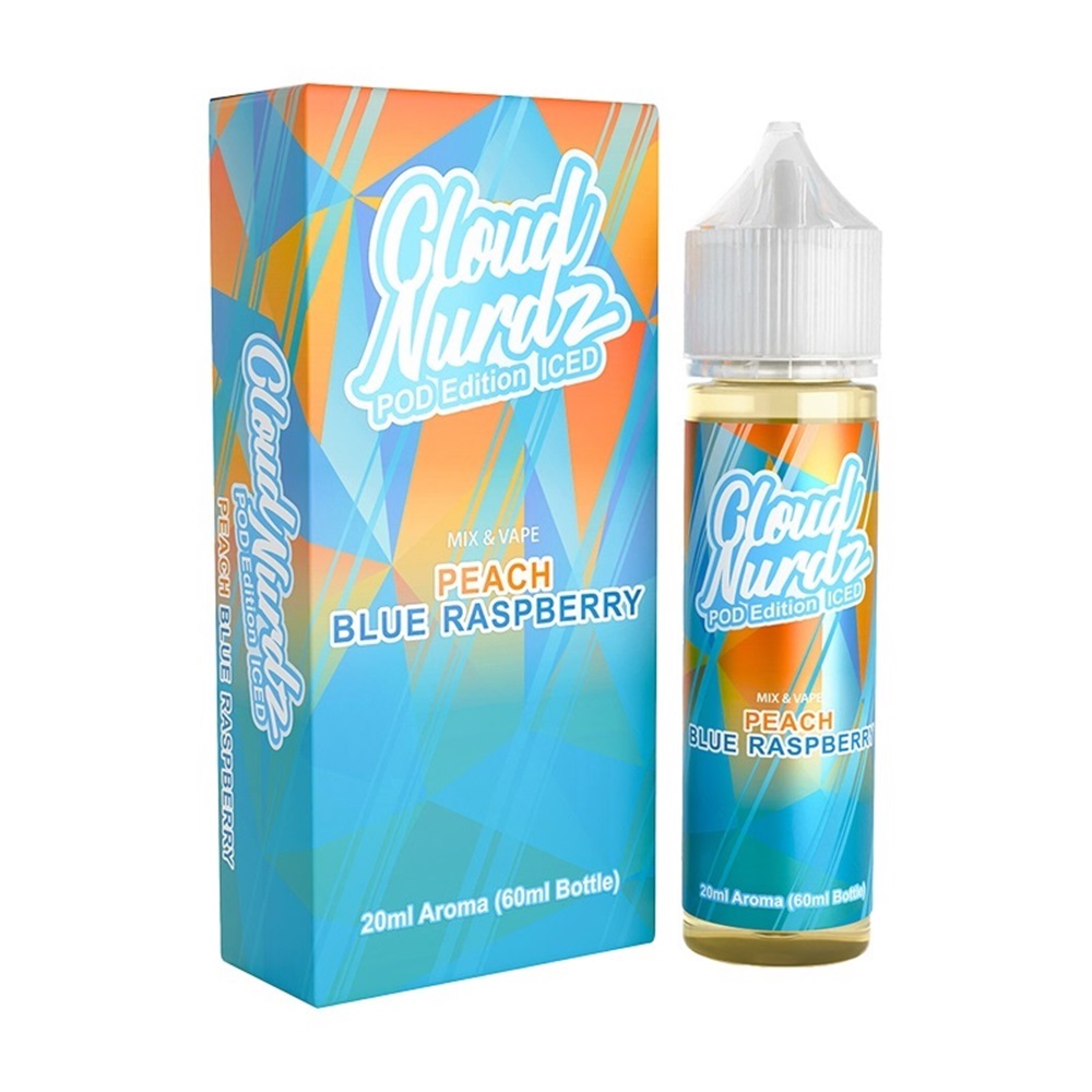 Picture of Cloud Nurdz Peach Blue Raspberry Pod Edition Iced 20ml/60ml