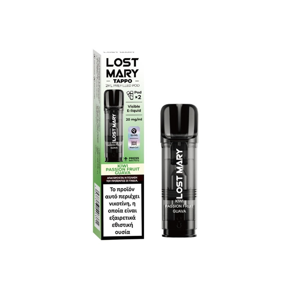 Picture of Lost Mary Tappo Pod Kiwi Passion Fruit Guava 20mg 2ml