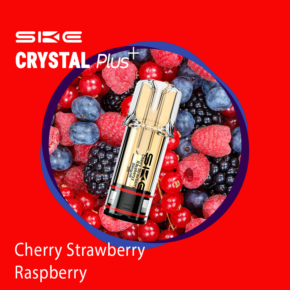 Picture of SKE Crystal Plus Pod Cherry Strawberry Raspberry 20mg 2ml