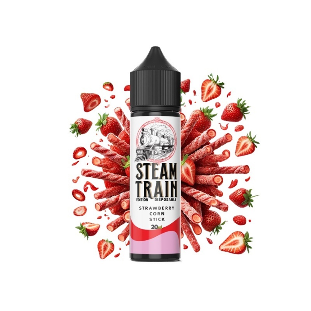 Picture of Steam Train Disposable Edition Strawberry Corn Stick 20ml/60ml