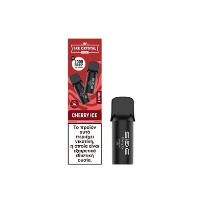 Picture of SKE Crystal Plus Pod Cherry Ice 20mg 2ml (2 Pods)
