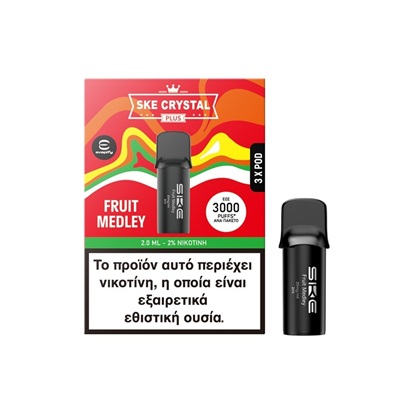 Picture of SKE Crystal Plus Pod Fruit Medley 20mg 2ml (3 Pods)