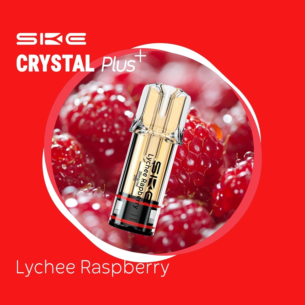Picture of SKE Crystal Plus Pod Lychee Raspberry 20mg 2ml