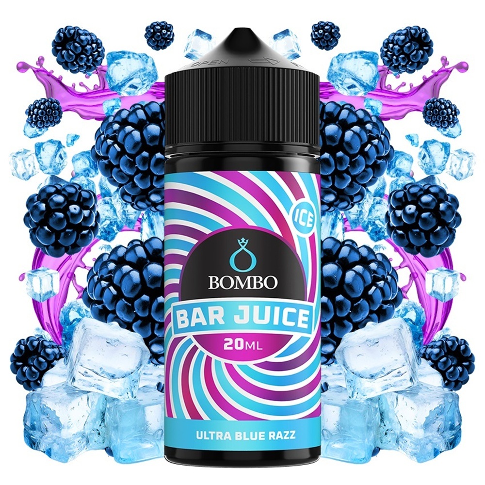 Picture of Bombo Bar Juice Ultra Blue Razz 20ml/120ml