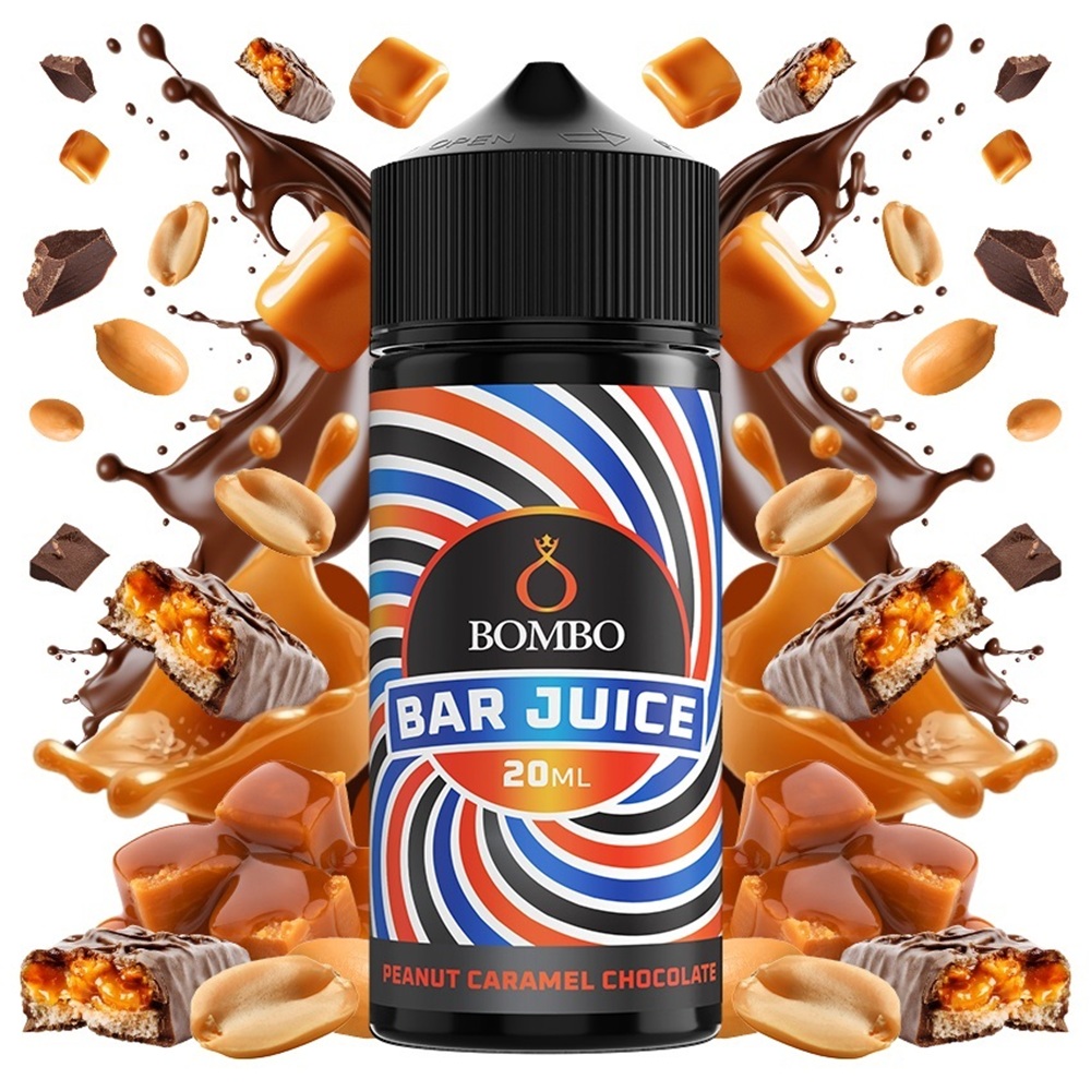 Picture of Bombo Bar Juice Peanut Caramel Chocolate 20ml/120ml