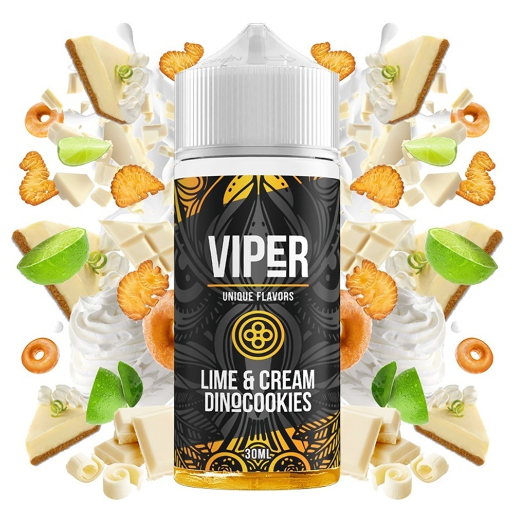 Picture of Viper Golden Owl Lime & Cream Dinocookies 30ml/120ml