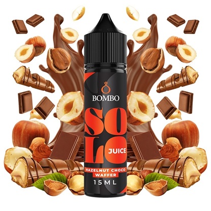 Picture of Bombo Solo Hazelnut Choco Wafer 15ml/60ml