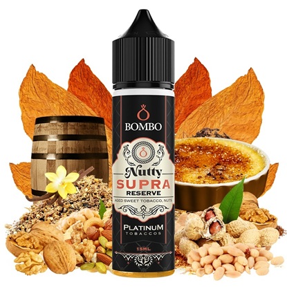 Picture of Bombo Platinum Tobaccos Nutty Supra Reserve 15ml/60ml