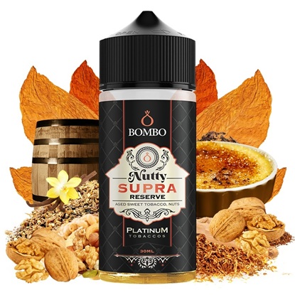 Picture of Bombo Platinum Tobaccos Nutty Supra Reserve 30ml/120ml