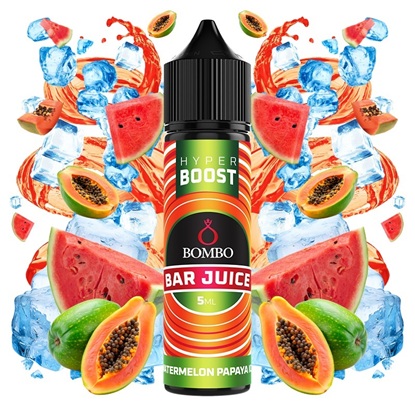 Picture of Bombo Bar Juice Hyper Boost Watermelon Papaya Ice 5ml/60ml