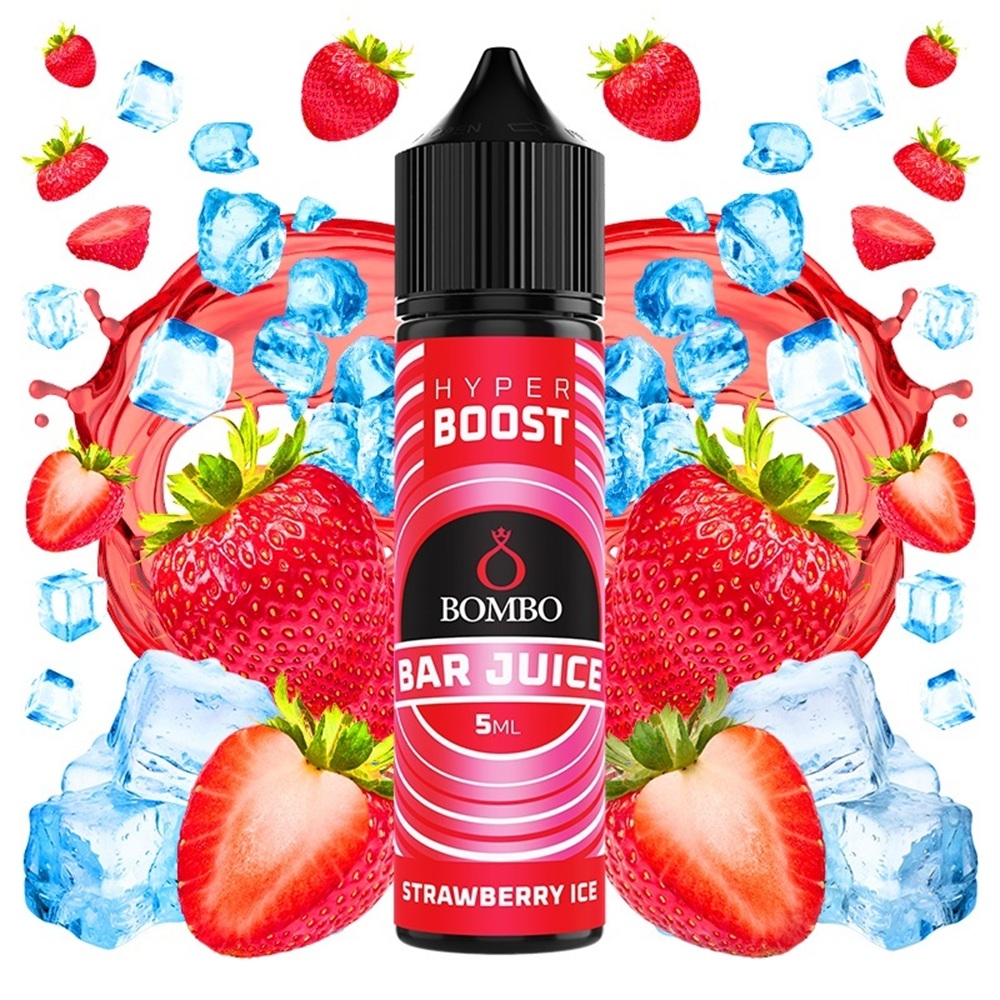 Picture of Bombo Bar Juice Hyper Boost Strawberry Ice 5ml/60ml
