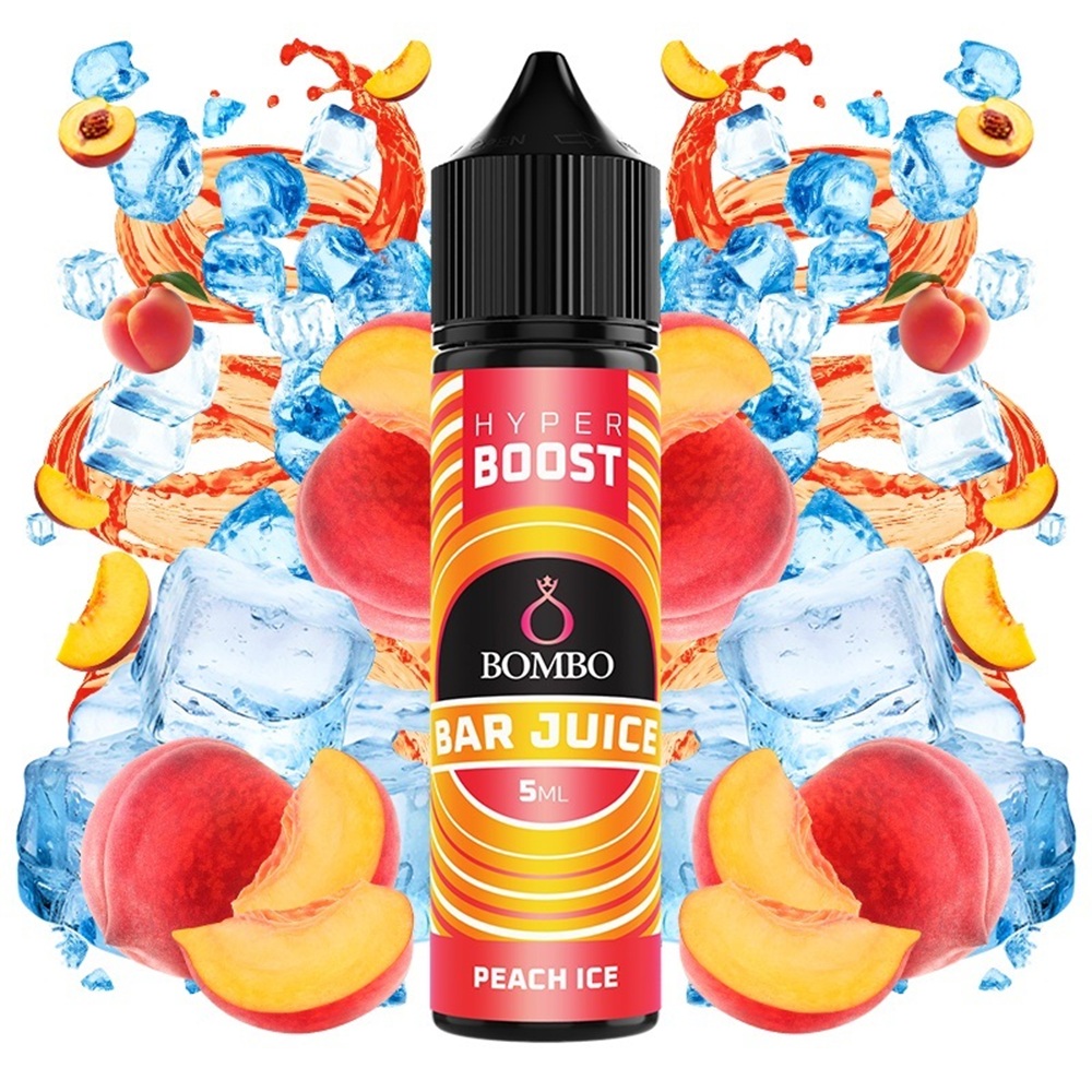 Picture of Bombo Bar Juice Hyper Boost Peach Ice 5ml/60ml