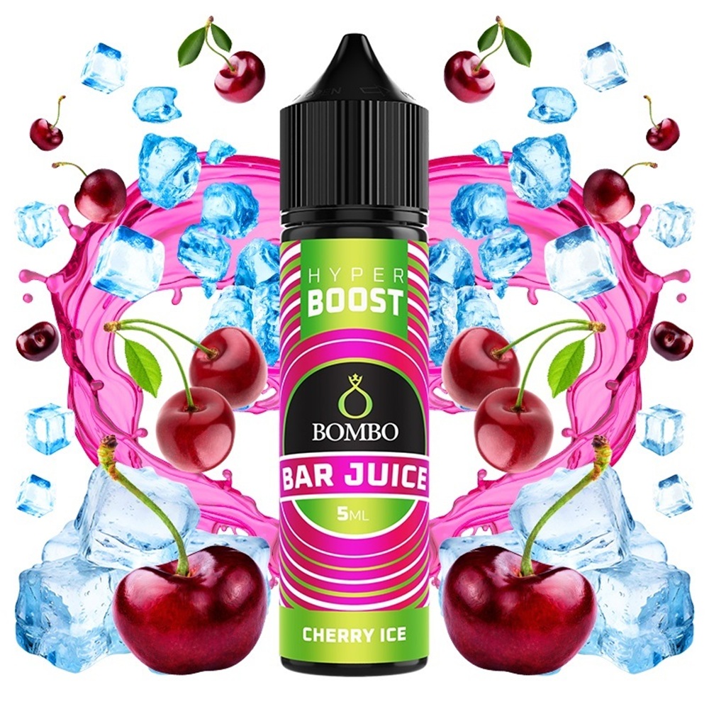 Picture of Bombo Bar Juice Hyper Boost Cherry Ice 5ml/60ml