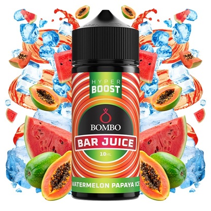 Picture of Bombo Bar Juice Hyper Boost Watermelon Papaya Ice 10ml/120ml