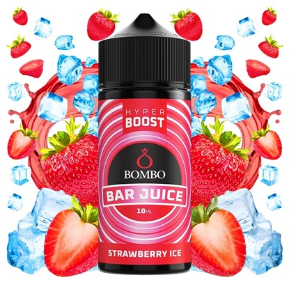 Picture of Bombo Bar Juice Hyper Boost Strawberry Ice 10ml/120ml