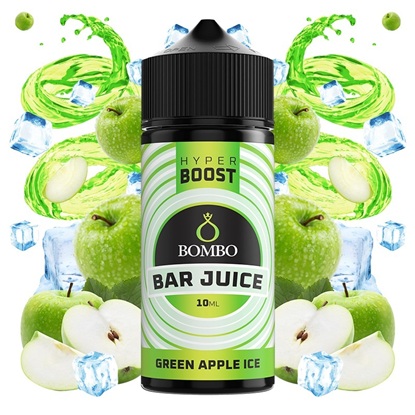 Picture of Bombo Bar Juice Hyper Boost Green Apple Ice 10ml/120ml