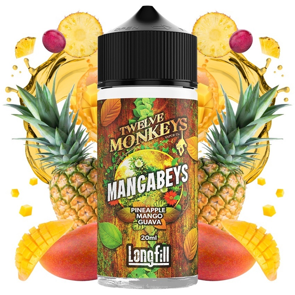 Picture of Twelve Monkeys Classic Mangabeys 20ml/120ml