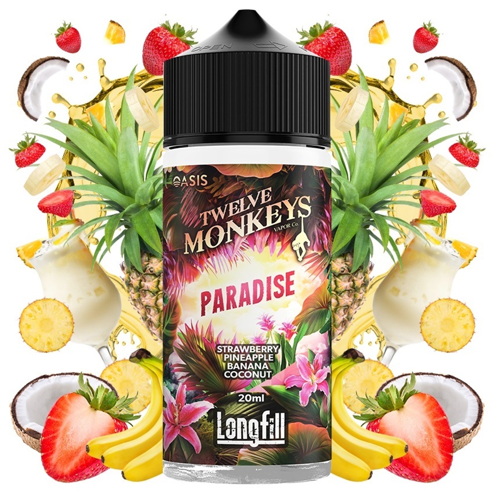 Picture of Twelve Monkeys Oasis Paradise 20ml/120ml