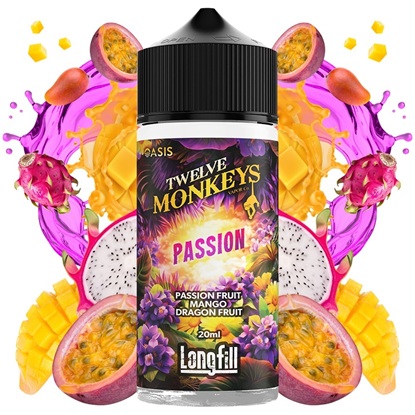 Picture of Twelve Monkeys Oasis Passion 20ml/120ml