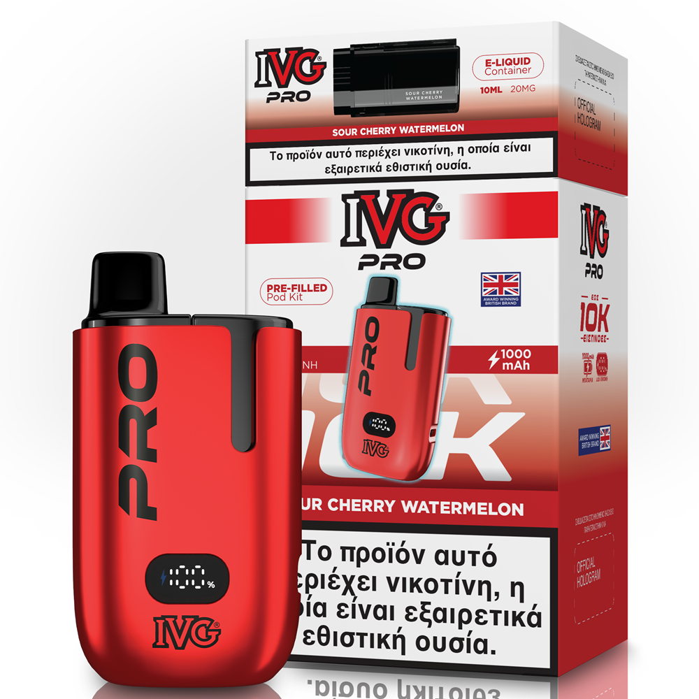 Picture of IVG Pro Kit Sour Cherry Watermelon 20mg 2ml+10ml