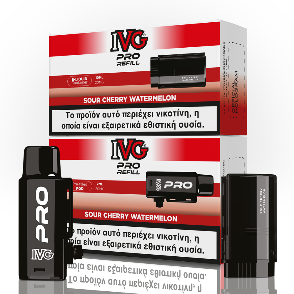 Picture of IVG Pro Refill Sour Cherry Watermelon 20mg 2ml+10ml