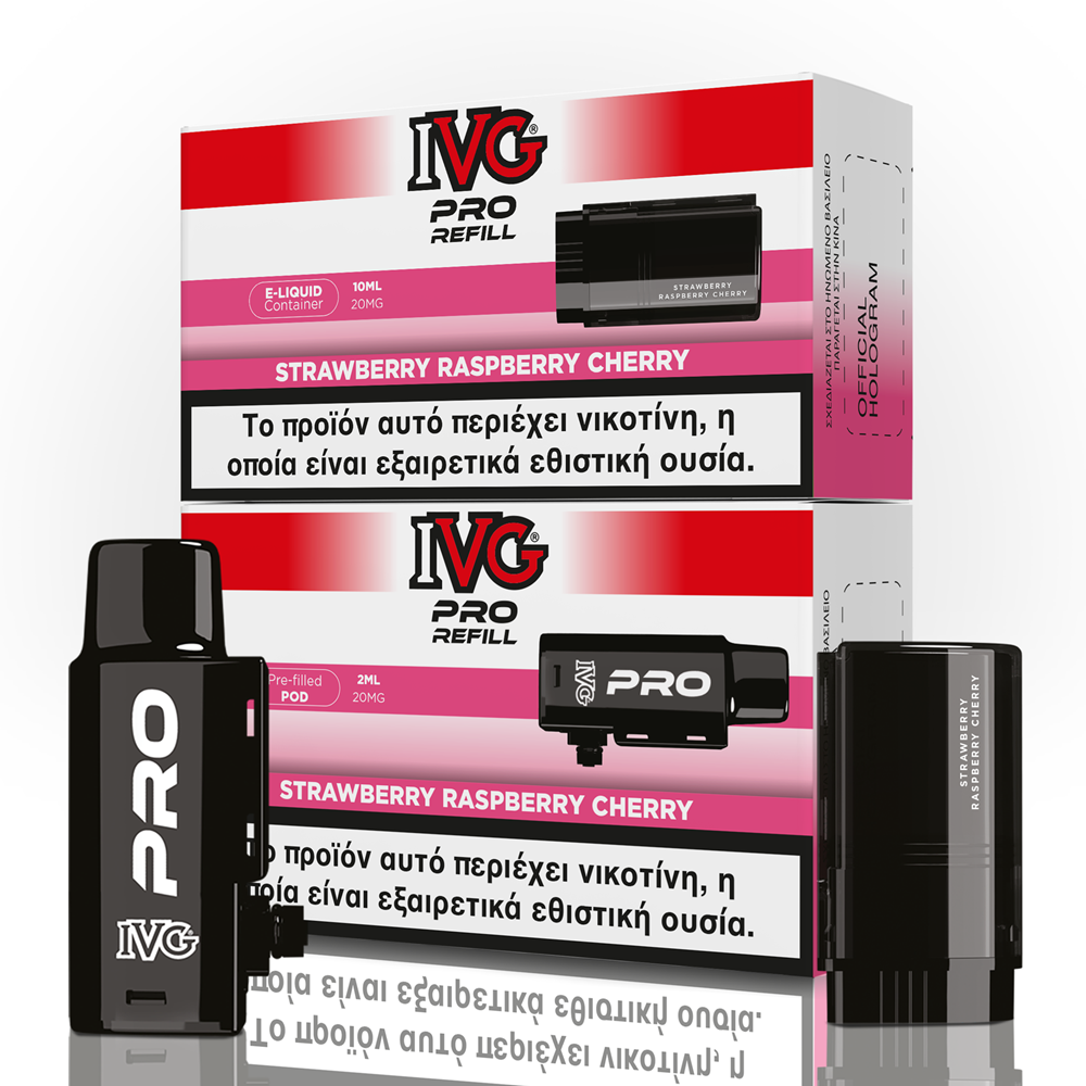 Picture of IVG Pro Refill Strawberry Raspberry Cherry 20mg 2ml+10ml