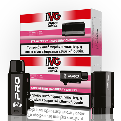 Picture of IVG Pro Refill Strawberry Raspberry Cherry 20mg 2ml+10ml