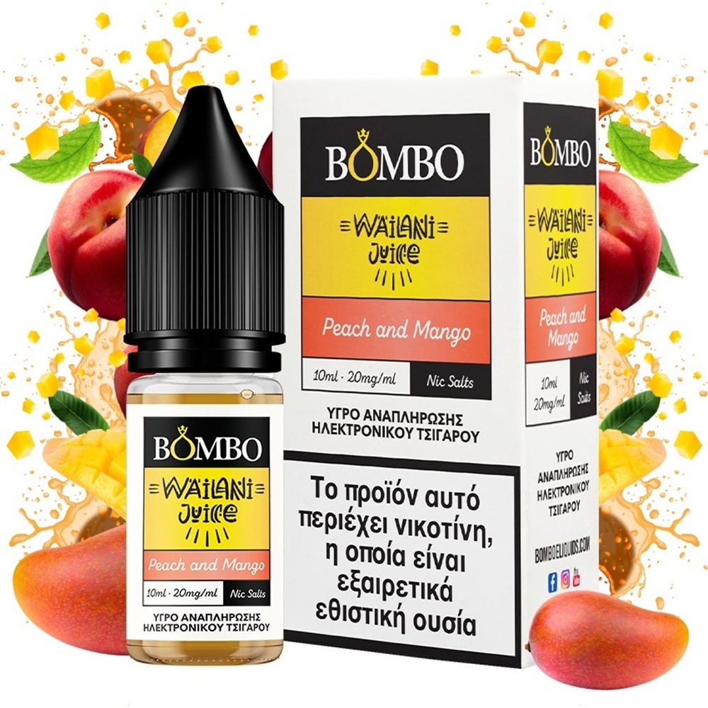 Picture of Bombo Wailani Juice Peach and Mango Salt 20mg 10ml