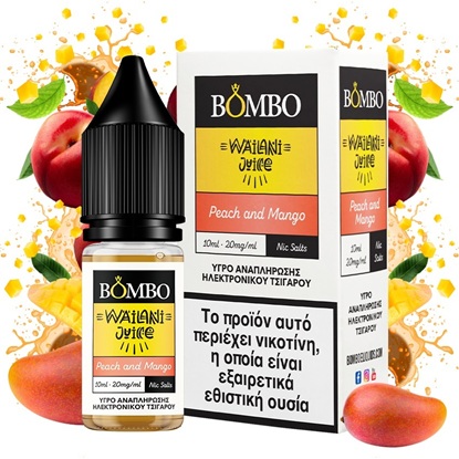 Picture of Bombo Wailani Juice Peach and Mango Salt 20mg 10ml