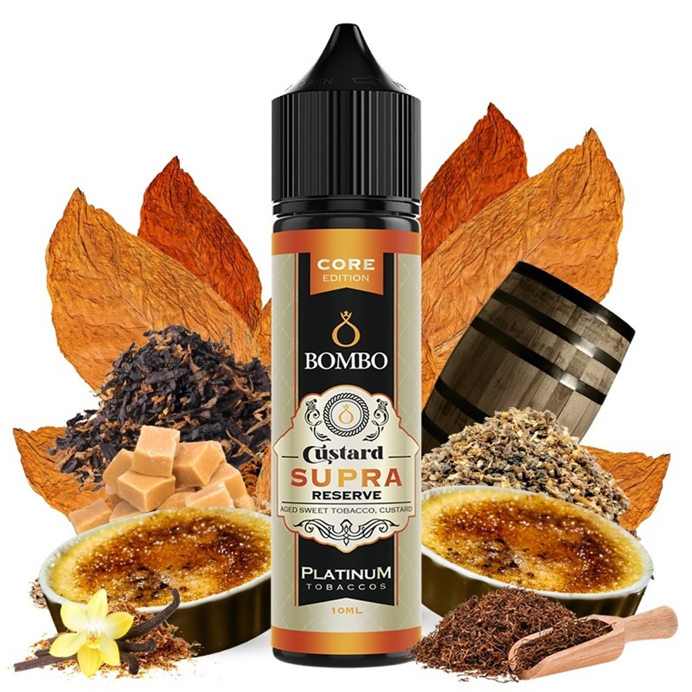 Picture of Bombo Platinum Tobaccos Custard Supra Reserve Core Edition 10ml/60ml