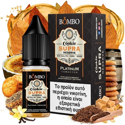 Picture of Bombo Platinum Tobaccos Cookie Supra Reserve Salt 20mg 10ml