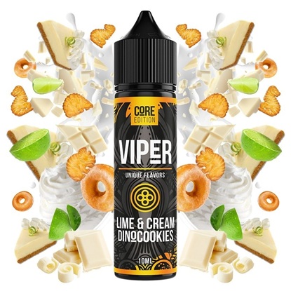 Picture of Viper Golden Owl Lime & Cream Dinocookies Core Edition 10ml/60ml