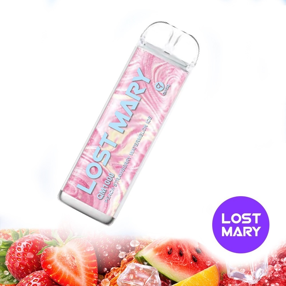 Picture of Lost Mary QM1000 Peach Strawberry Watermelon Ice 20mg 2ml