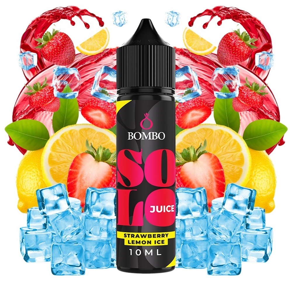 Picture of Bombo Solo Strawberry Lemon Ice 10ml/60ml