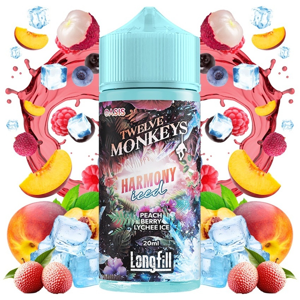 Picture of Twelve Monkeys Oasis Harmony Iced 20ml/120ml