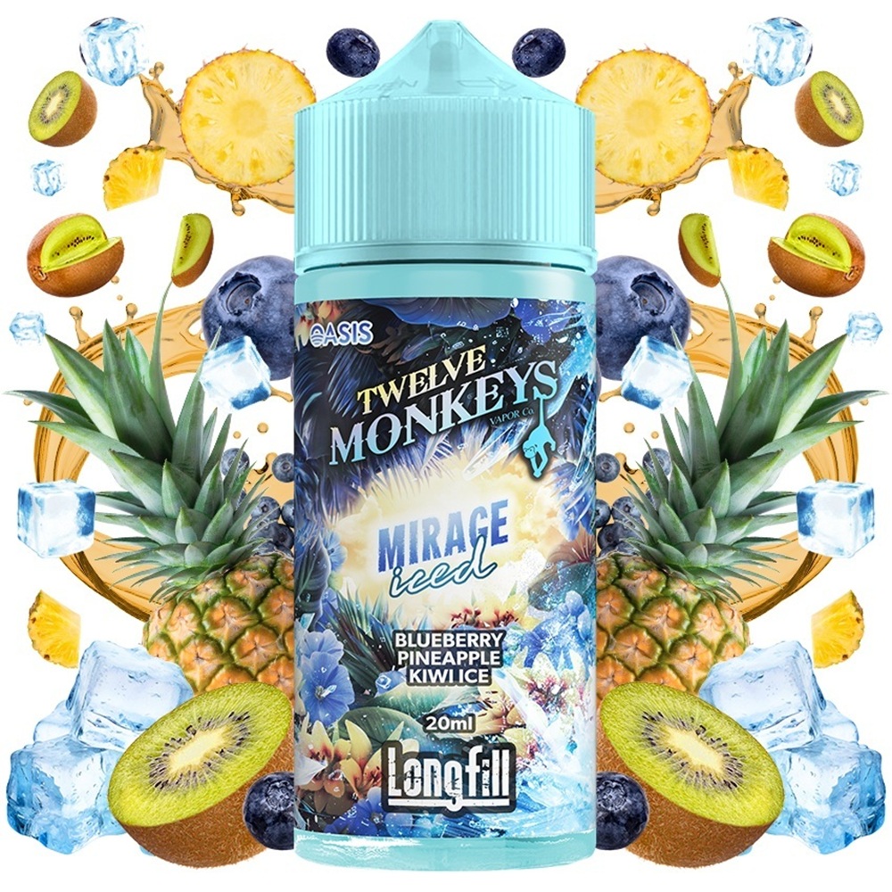 Picture of Twelve Monkeys Oasis Mirage Iced 20ml/120ml