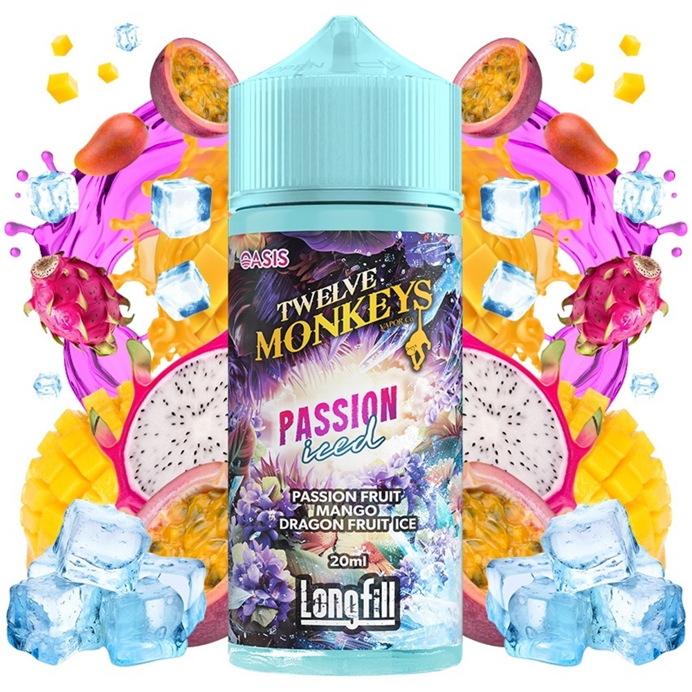Picture of Twelve Monkeys Oasis Passion Iced 20ml/120ml