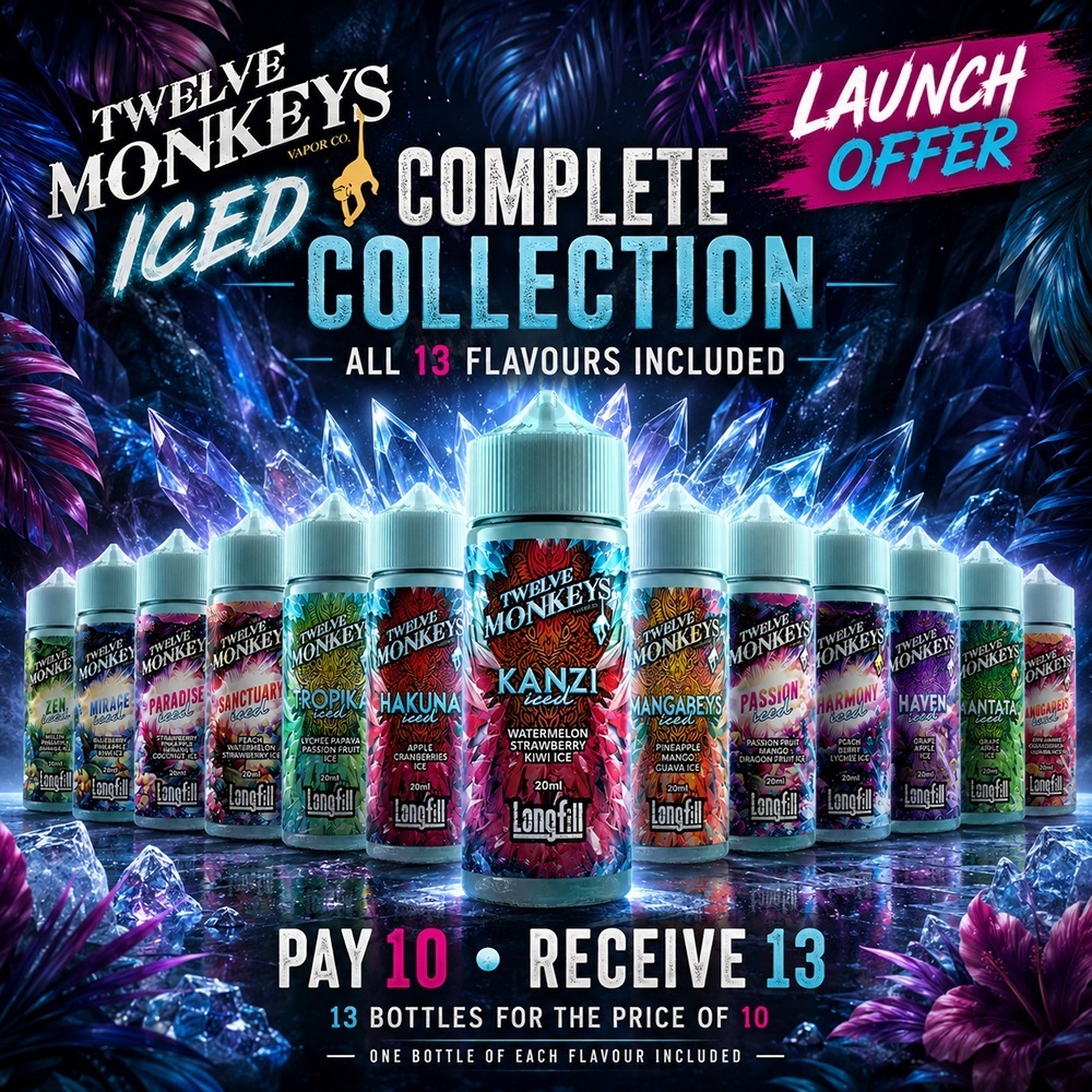Picture of Twelve Monkeys Iced 20ml/120ml Bundle Offer