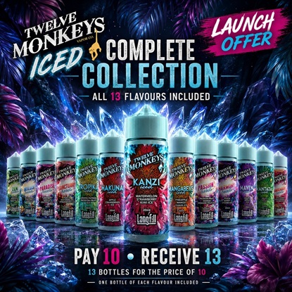 Picture of Twelve Monkeys Iced 20ml/120ml Bundle Offer