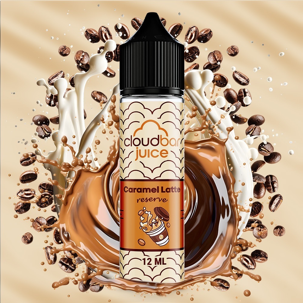 Picture of CloudBar Juice Caramel Latte Reserve 12ml/60ml