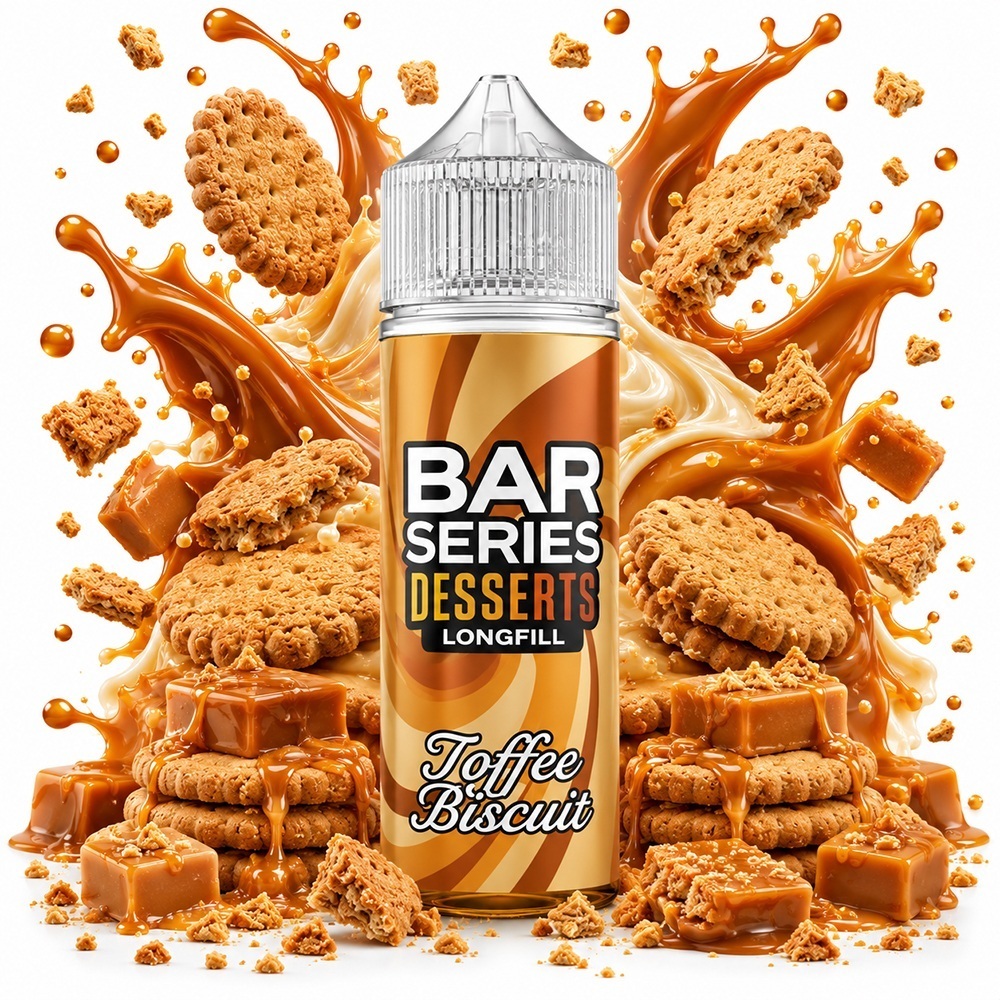 Picture of Bar Series Toffee Biscuit 10ml/120ml