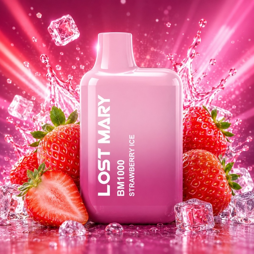 Picture of Lost Mary BM1000 Kit Strawberry Ice 20mg 2ml