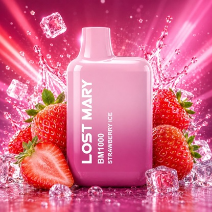 Picture of Lost Mary BM1000 Kit Strawberry Ice 20mg 2ml