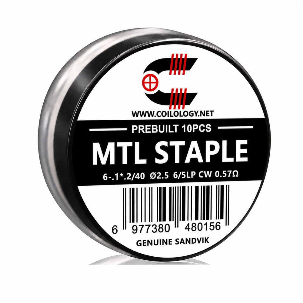 Picture of Coilology MTL Staple Coil SANDVIK Ni80 0.57ohm 10pcs