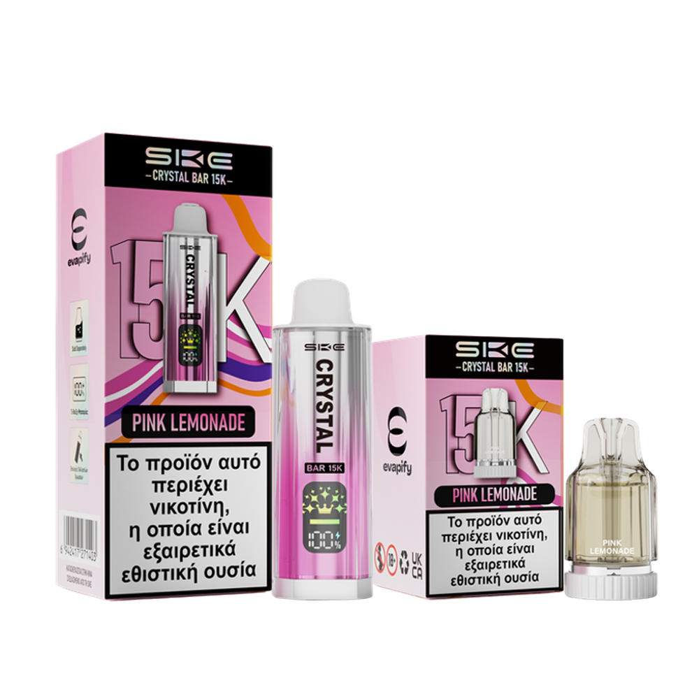 Picture of SKE Crystal Bar 15K Pink Lemonade 20mg 2ml+10ml