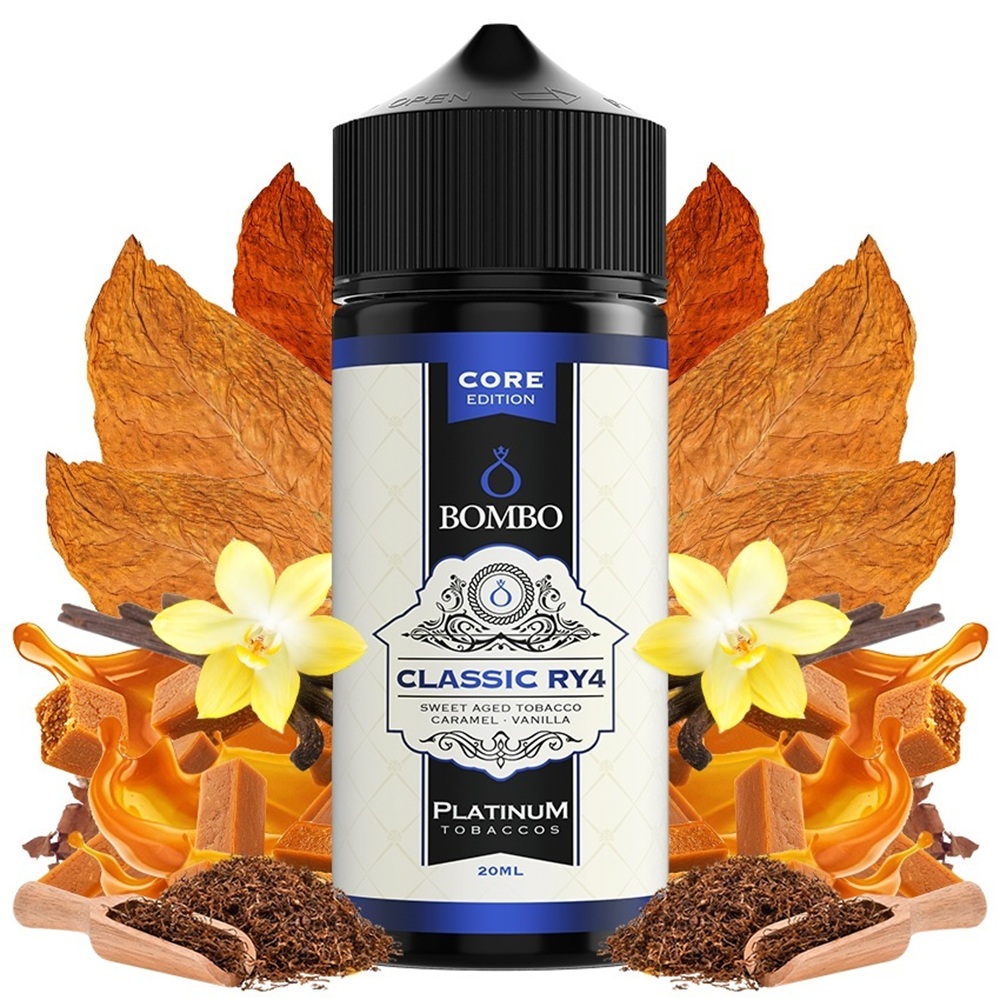 Picture of Bombo Platinum Tobaccos Classic RY4 Core Edition 20ml/120ml